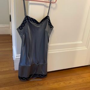 The Limited gray camisole with black beading